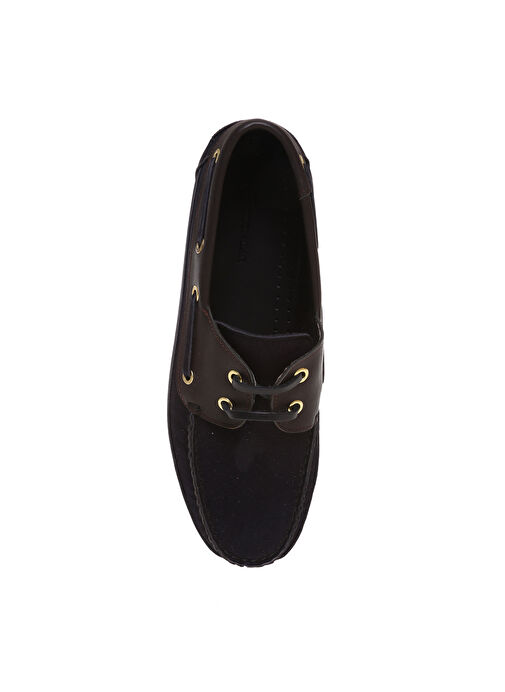 Cotton Bar Deri Lacivert Erkek Günlük Ayakkabı UPPERT NUBUK - Görsel 5