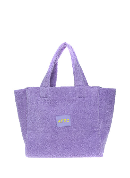 Lila Kadın 58x33x16 cm Tote Çanta WOOL-ANDA