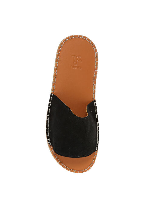 Fabrika Siyah Erkek Deri Terlik ALEX - Görsel 5