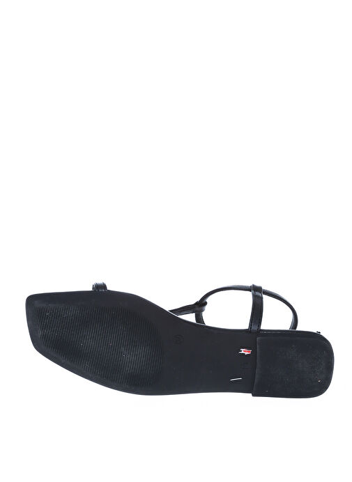 Fabrika Deri Siyah Kadın Sandalet DESTINY - Görsel 4