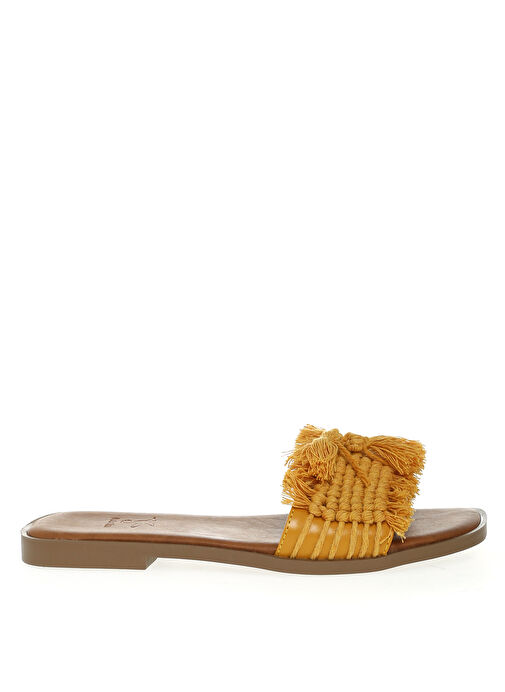 Fabrika Sarı Kadın Terlik ALEXEA - Görsel 2
