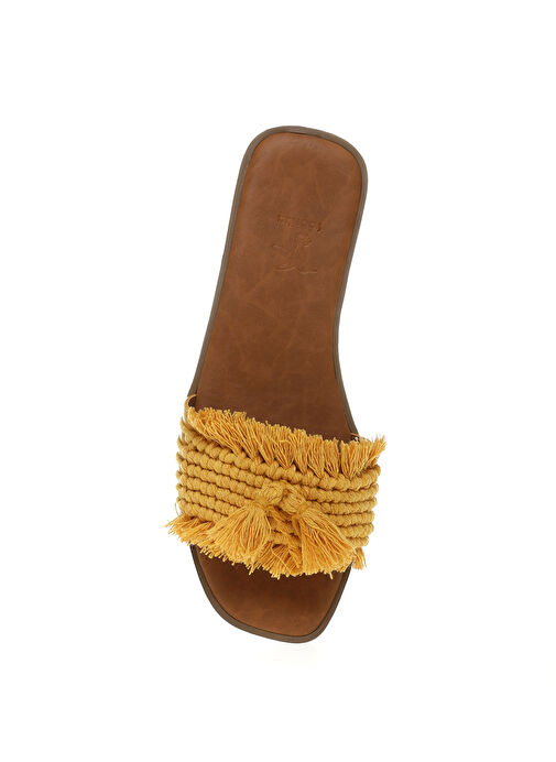 Fabrika Sarı Kadın Terlik ALEXEA - Görsel 5