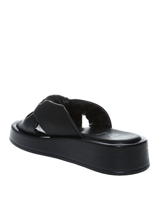 Fabrika Siyah Kadın Terlik KAYCEY - Görsel 3