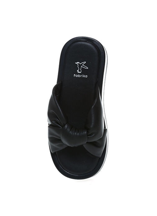 Fabrika Siyah Kadın Terlik KAYCEY - Görsel 5