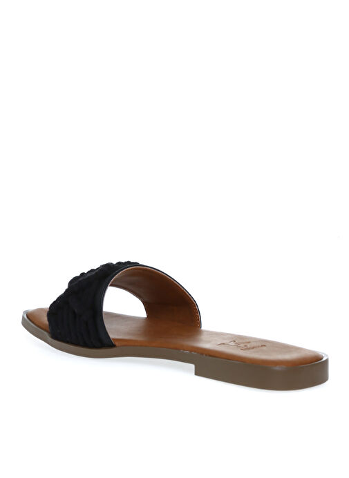 Fabrika Siyah Kadın Terlik LAURI - Görsel 3