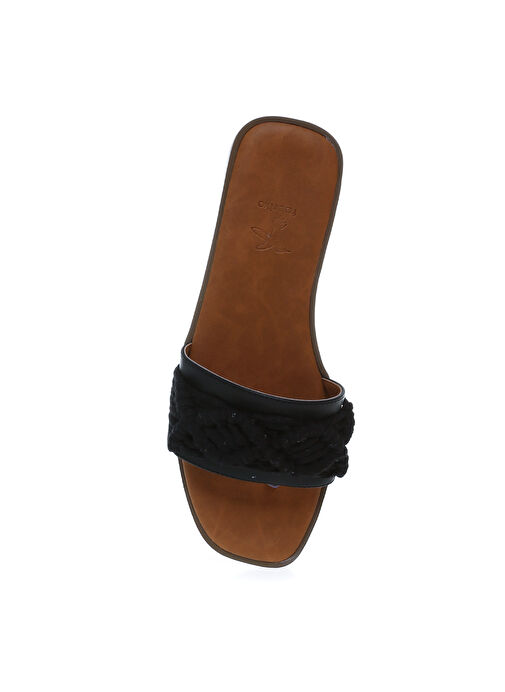 Fabrika Siyah Kadın Terlik LAURI - Görsel 5