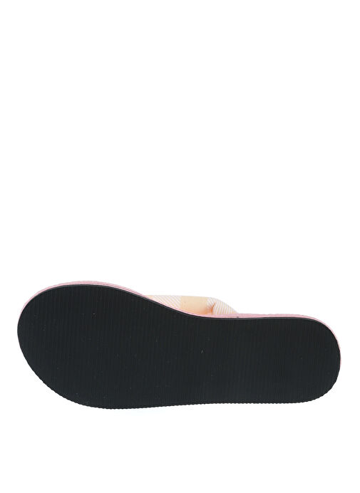 T-Box Pembe-Beyaz Kadın Plaj Terliği KUKIE - Görsel 4