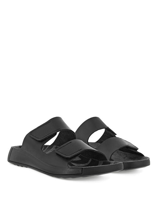 Ecco Siyah Erkek Deri Plaj Terliği ECCO 2ND COZMO SLIDE - Görsel 3