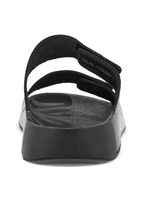 Ecco Siyah Erkek Deri Plaj Terliği ECCO 2ND COZMO SLIDE - Görsel 4