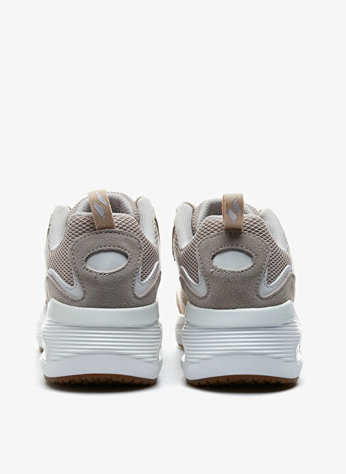 Skechers Gri-Beyaz Kadın deri Sneaker 177050 OFWT - Görsel 6