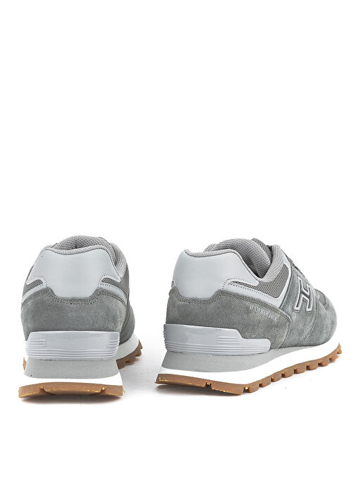 Hammer Jack Koyu Gri Kadın Deri Sneaker 102 19253-G - Görsel 4