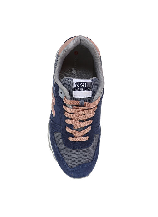 Hammer Jack Koyu İndigo Kadın Deri Sneaker 102 19250-G - Görsel 5