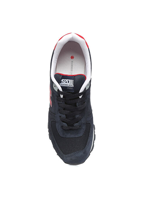 Hammer Jack Lacivert - Kırmızı Erkek Deri Sneaker PERU - Görsel 5