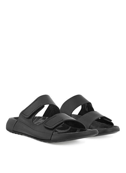 Ecco Siyah Kadın Deri Terlik 20682301001 - Görsel 4