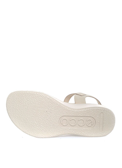 Ecco Bej Kadın Deri Sandalet 27330359113 - Görsel 4