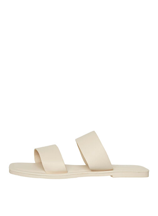 Vero Moda Krem Kadın Terlik 10263158 - Görsel 2