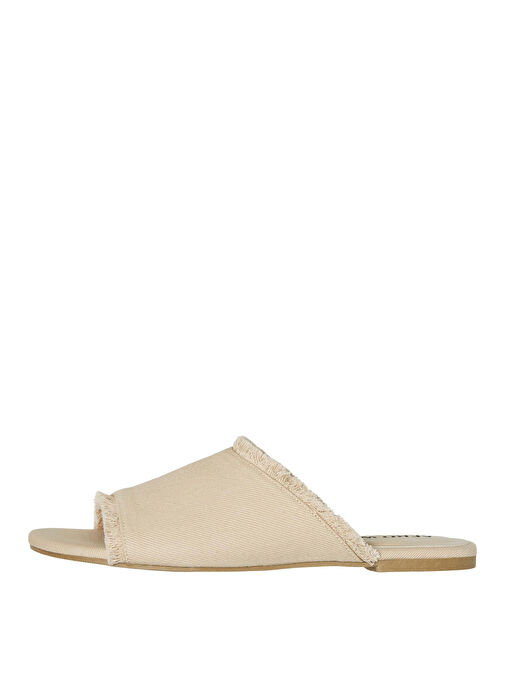Vero Moda Krem Kadın Terlik 10263160 - Görsel 2