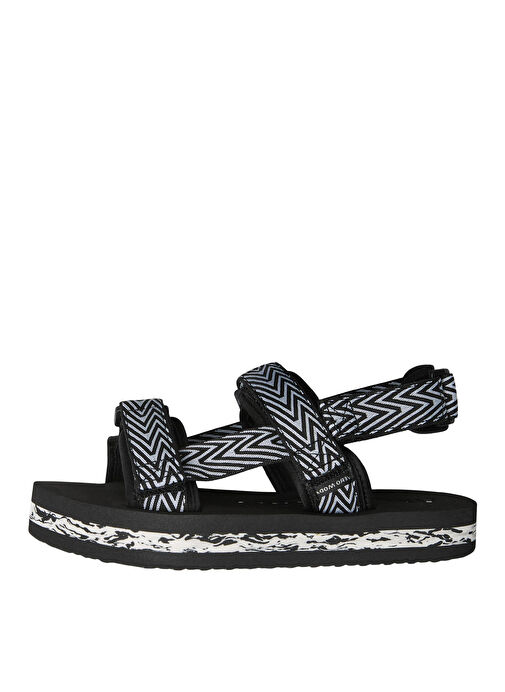Vero Moda Siyah-Beyaz Kadın Sandalet 10265737 - Görsel 2