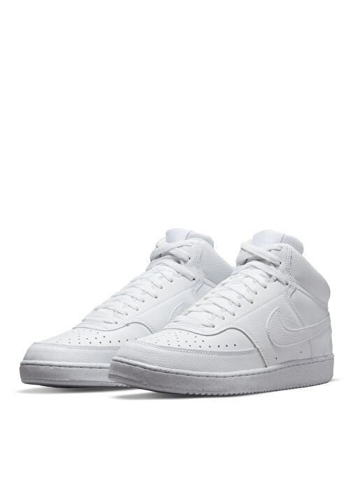 Beyaz Erkek Basketbol Ayakkabısı DN3577-100 COURT VISION MID NN - Görsel 2