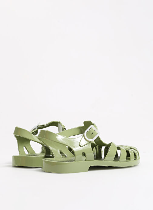 Meduse Yağ Yeşili Kadın Sandalet SUN201-OLIVE - Görsel 2