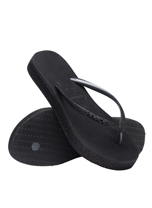 Havaianas Siyah Kadın Plaj Terliği HAV. SLIM FLATFORM SPARKLE - Görsel 5