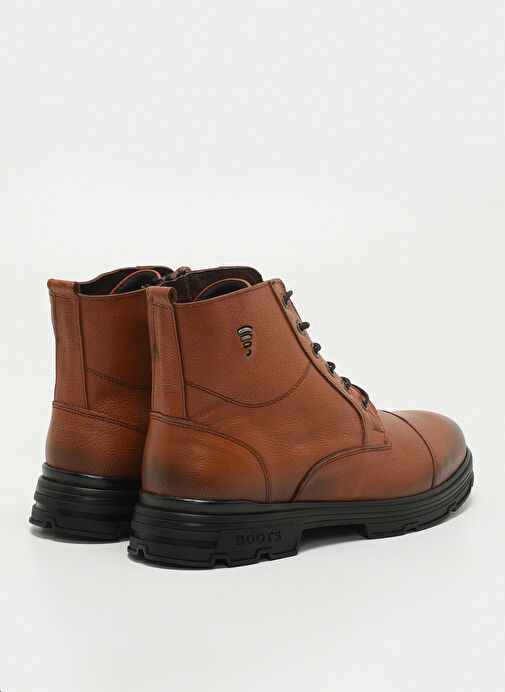 F By Fabrika Taba Erkek Deri Bot DABIZAS - Görsel 4