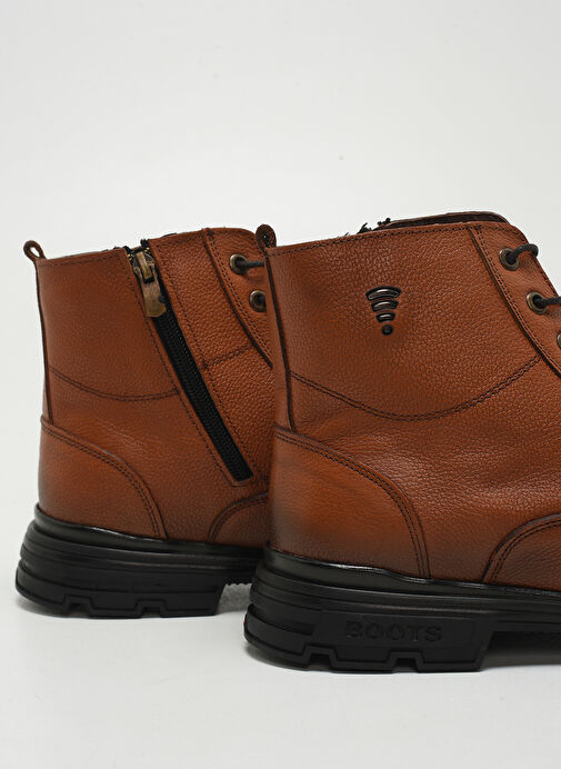 F By Fabrika Taba Erkek Deri Bot DABIZAS - Görsel 5