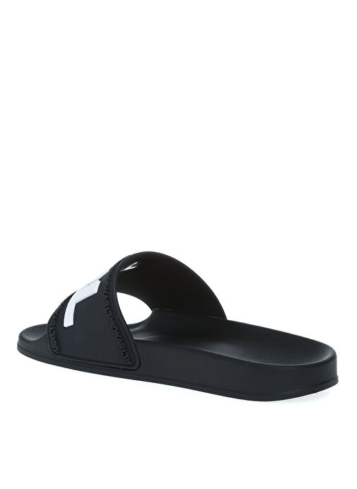 Karl Lagerfeld Siyah-Beyaz Erkek Plaj Terliği KL70004 - Görsel 3