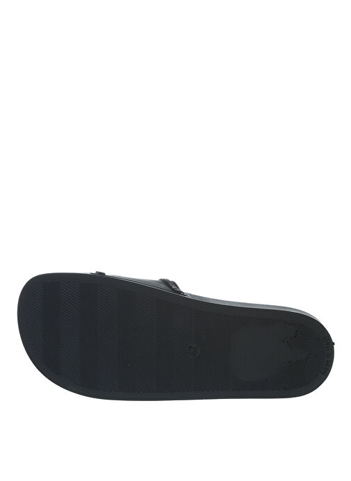 Karl Lagerfeld Siyah-Beyaz Erkek Plaj Terliği KL70004 - Görsel 4