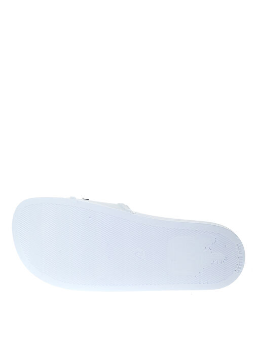 Karl Lagerfeld Beyaz-Siyah Erkek Plaj Terliği KL70004 - Görsel 4