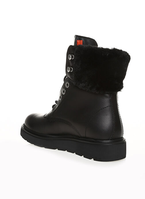 Harley Davidson Siyah Kadın Deri Bot HANNAH NEW - Görsel 3