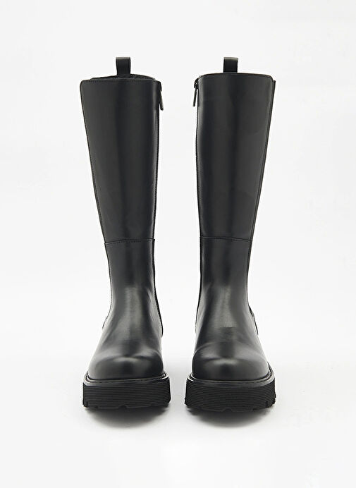 Harley Davidson Siyah Kadın Deri Çizme SPIEZ - Görsel 4