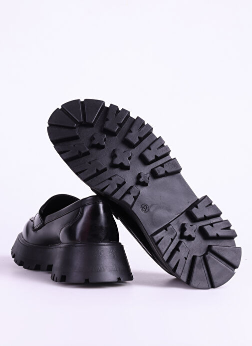 Fabrika Siyah Kadın Loafer TABOA - Görsel 5