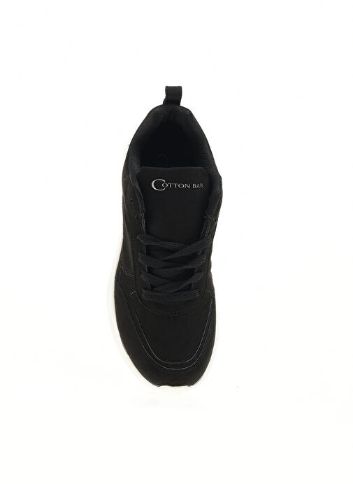 Cotton Bar Siyah Kadın Sneaker LERIDA - Görsel 5