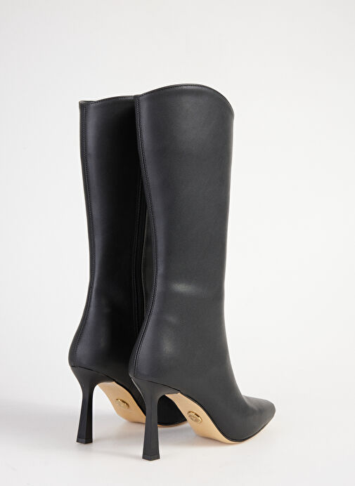 Fabrika Siyah Kadın Topuklu Çizme TERNI - Görsel 4