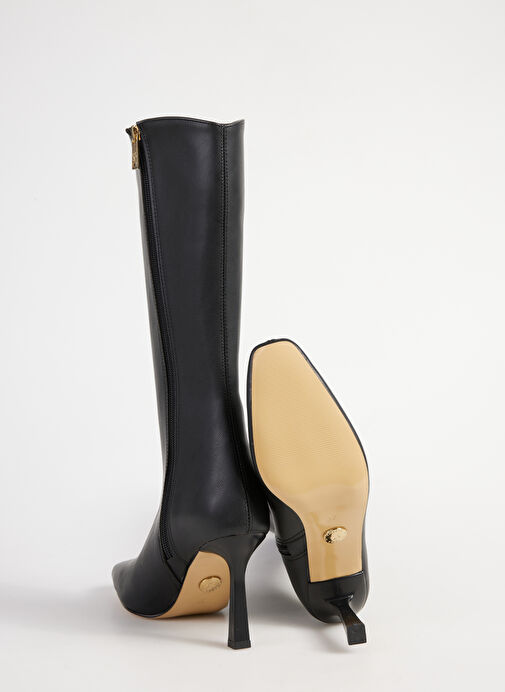 Fabrika Siyah Kadın Topuklu Çizme TERNI - Görsel 5