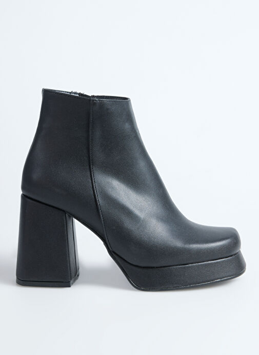 Fabrika Siyah Kadın Topuklu Bot BALSAMO - Görsel 2