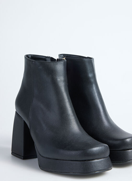 Fabrika Siyah Kadın Topuklu Bot BALSAMO - Görsel 6