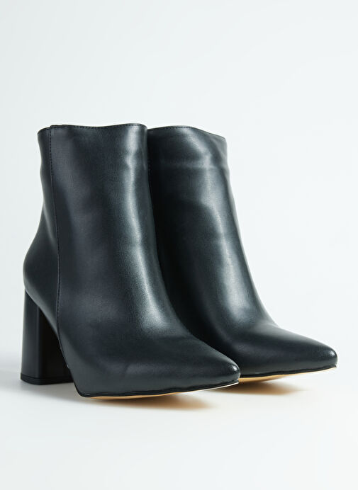 Fabrika Siyah Kadın Topuklu Bot CESENA - Görsel 7