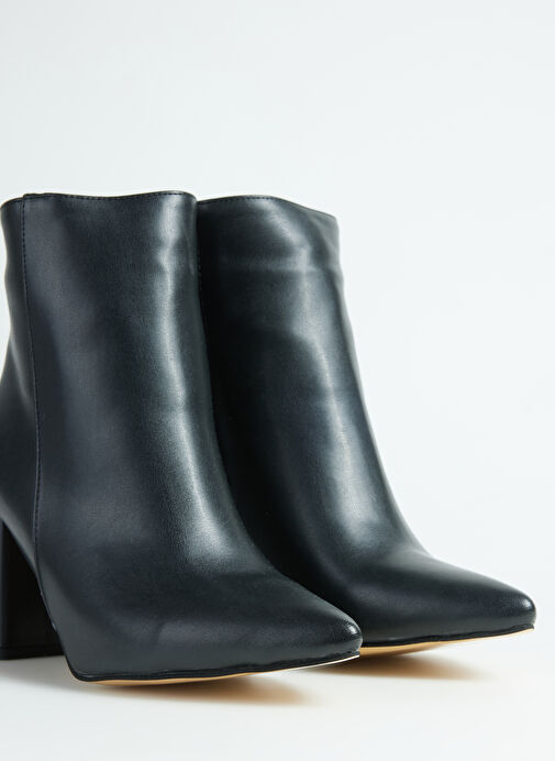 Fabrika Siyah Kadın Topuklu Bot CESENA - Görsel 10
