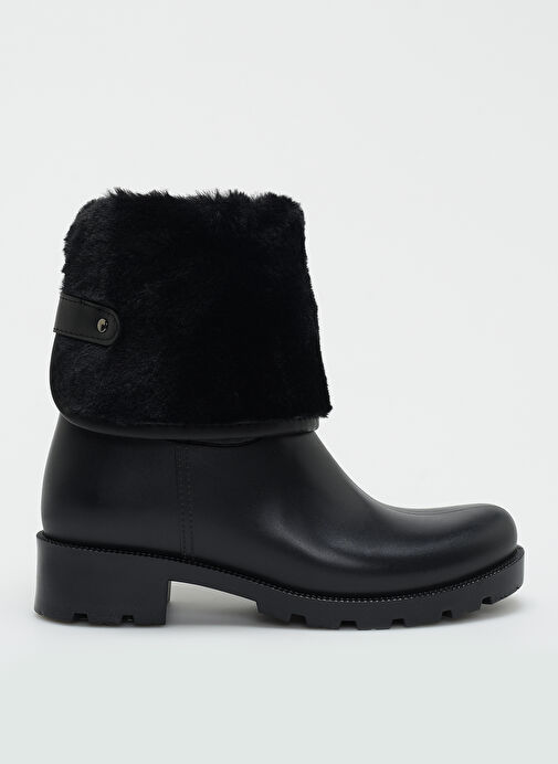 F By Fabrika Siyah Kadın Bot PERLA - Görsel 2