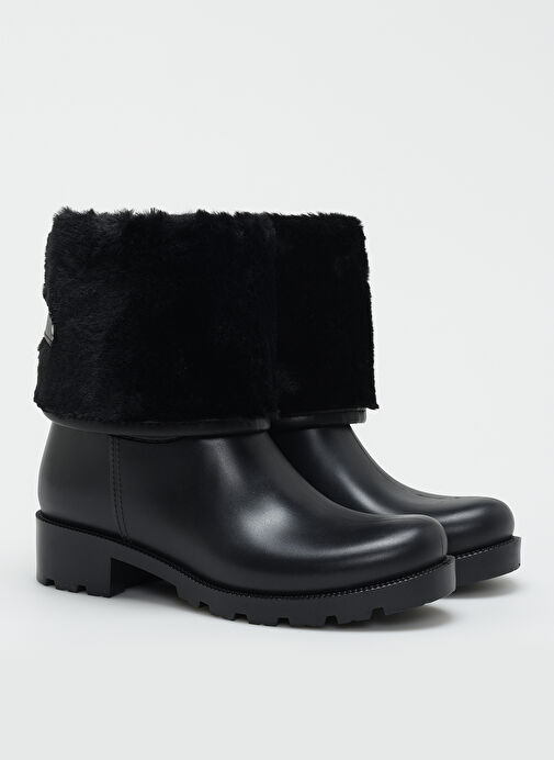 F By Fabrika Siyah Kadın Bot PERLA - Görsel 3