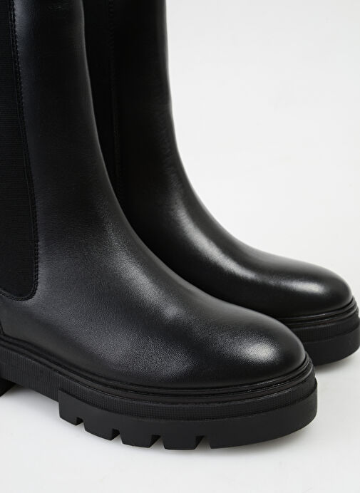 Tommy Hilfiger Siyah Kadın Deri Bot FW0FW06730BDS - Görsel 6