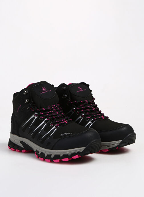 Hammer Jack Siyah-Pembe Kadın Bot 102 19900-G - Görsel 3