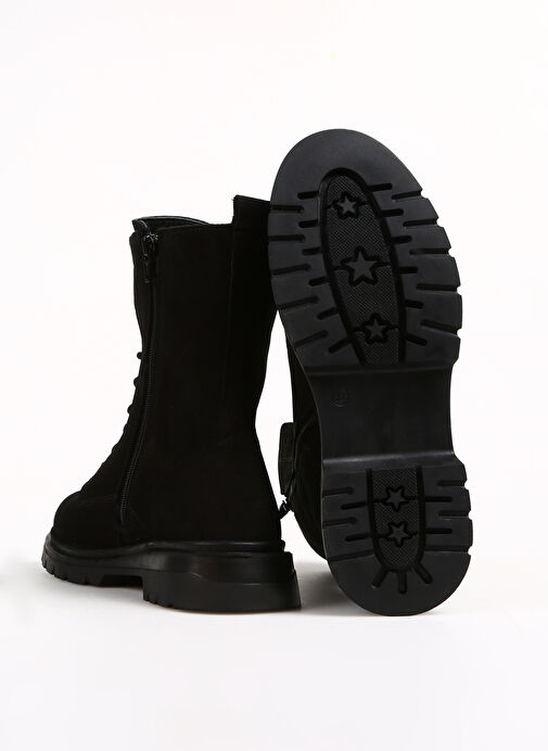 Hammer Jack Siyah Kadın Deri Bot 102 22730-Z - Görsel 5