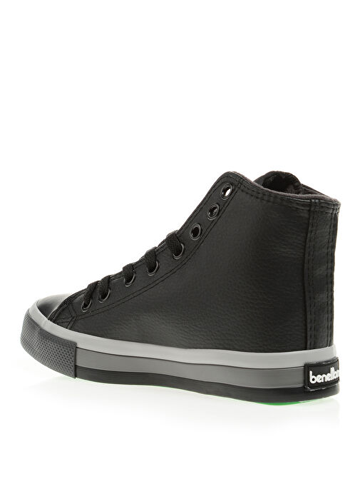 Benetton Siyah Kadın Sneaker BN-30726 - Görsel 3