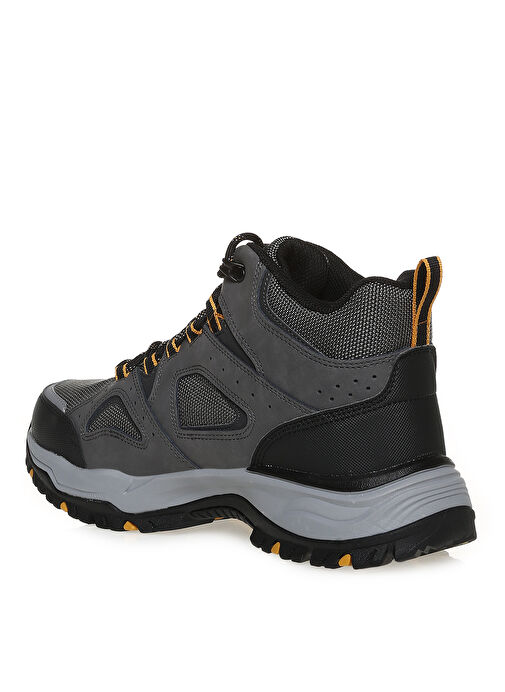 Skechers Gri Erkek deri Outdoor Bot 204628 CHAR - Görsel 3