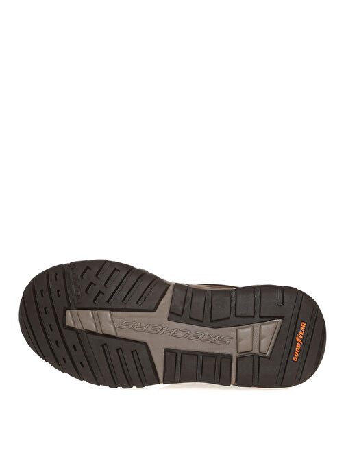 Skechers Koyu Kahverengi Erkek Deri Outdoor Ayakkabısı 204409 CDB - Görsel 4