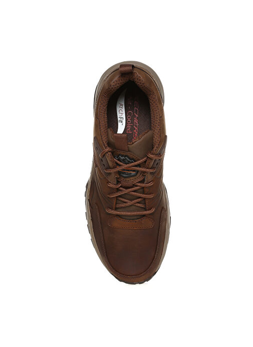 Skechers Koyu Kahverengi Erkek Deri Outdoor Ayakkabısı 204409 CDB - Görsel 5