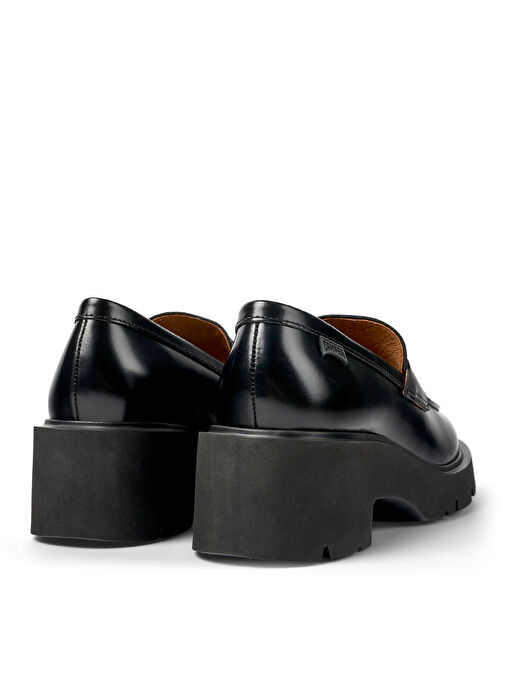 Camper Siyah Kadın Deri Düz Ayakkabı K201425-002 - Görsel 5